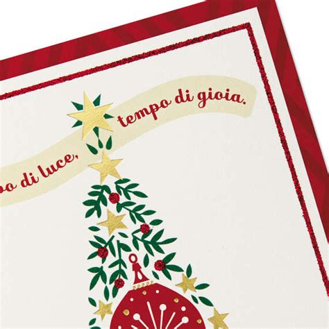 Season of Light and Joy Italian-Language Christmas Card - Greeting Cards | Hallmark