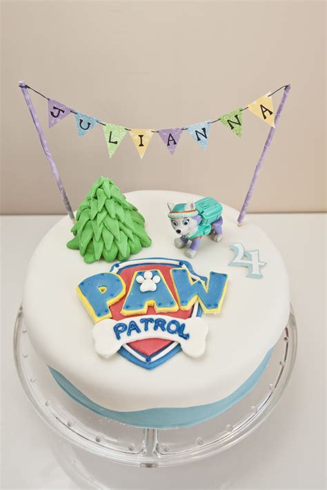 Everest Paw Patrol Cake | Paw patrol birthday cake, Paw patrol cake, Birthday cake kids