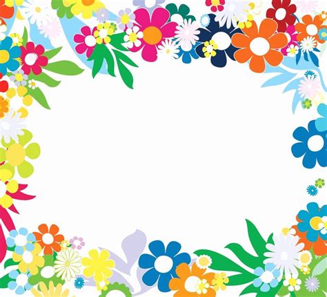 Coloring Border Design Unique Floral Colorful Frames er§eveler Ve ...