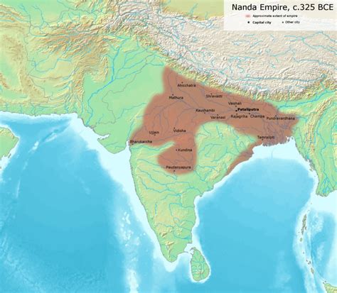 ملف:Nanda Empire, c.325 BCE.png - المعرفة