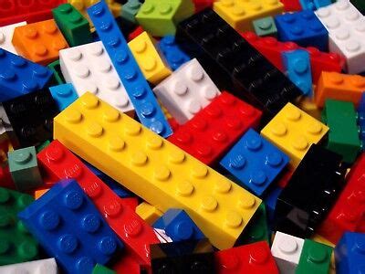 All Lego Bricks Lot 100 Bulk Pieces ONLY BRICKS BLOCKS 1x2 2x2 2x4 2x3...Stud Sz | eBay