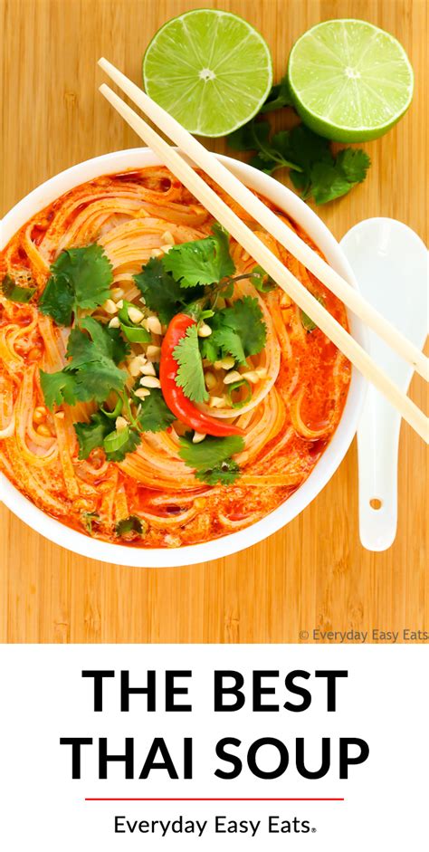 Thai Spicy Noodle Soup (Vegetarian and Vegan Recipe) - Everyday Easy Eats