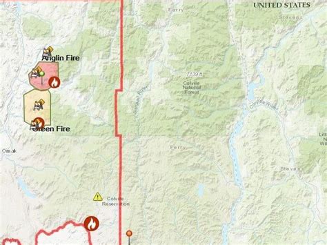 Map of Okanogan fires | | khq.com