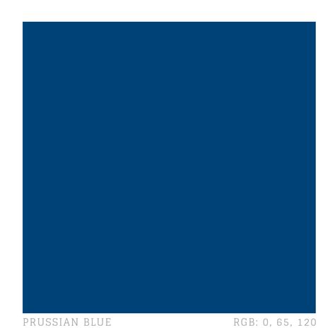 Prussian Blue Color Palette