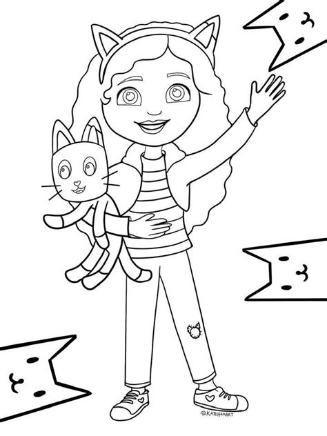 Gabby's Dollhouse Coloring Pages - Coloring Home