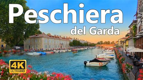 Peschiera del Garda, Italy - Sunset Walking Tour (4K Ultra HD) - YouTube