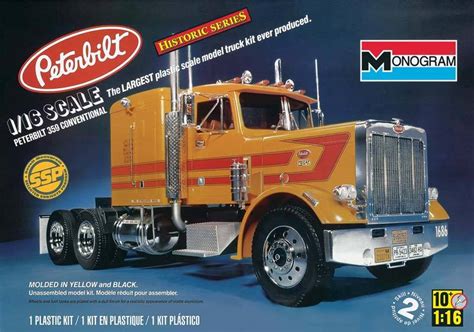 Revell Monogram - Peterbilt 359 Truck, 1:16 Model Kit Image at Mighty ...