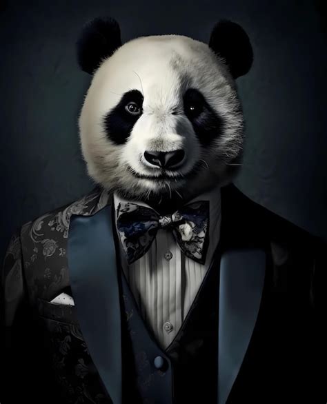 Premium Photo | Panda Man