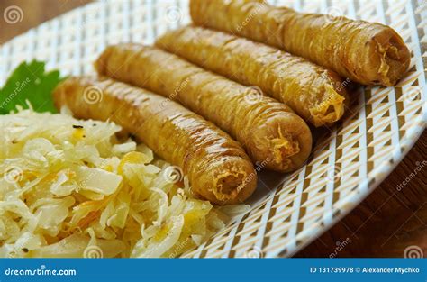 Bulviniai Vedarai - Lithuanian Sausage, Various Types Of Sausage Or Stuffed Intestine With A ...