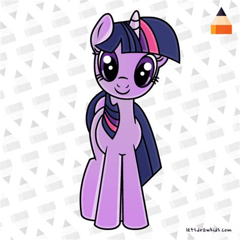 How To Draw Twilight Sparkle | My Little Pony | Step by step tutorials