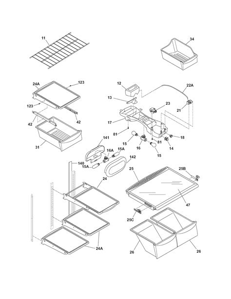 Frigidaire Refrigerator: Frigidaire Parts Refrigerator Shelves