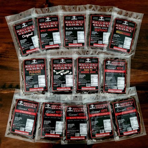 14-Bag ALL FLAVORS Beef Jerky Variety Pack | Matt-Hat Jerky | Reviews ...