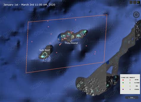 So-called Evidence of Chinese Vessels "Engaged in Surveillance of Thitu Island" | 南海战略态势感知计划