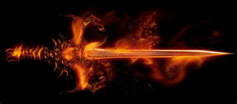 fire sword by Sathar-Qndy on DeviantArt