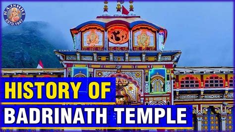 History Of Badrinath Temple | Significance And Facts Of Badrinath ...