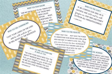 Free Printable Scripture Prayer Cards for Kids | More Like Grace