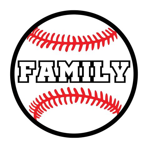 Family baseball , design element 7534715 Vector Art at Vecteezy