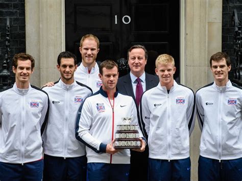 Britain's Davis Cup Winners Led by Andy Murray Meet Prime Minister David Cameron | Tennis News