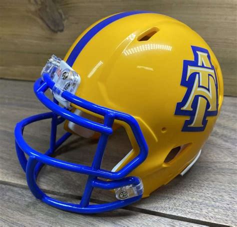 North Carolina A&T Aggies Riddell Speed Mini Football Helmet - 417 Helmets