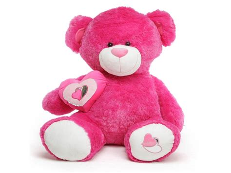 Cute Pink Teddy Bear Wallpapers For Desktop - Wallpaper Cave