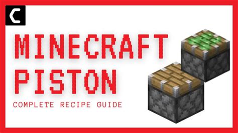 Best & Easy Piston Recipe in Minecraft Super Tutorial – TCG