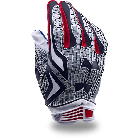 Under Armour Men's Ua Swarm Texas Flag Football Gloves in White/Red (Red) for Men - Lyst