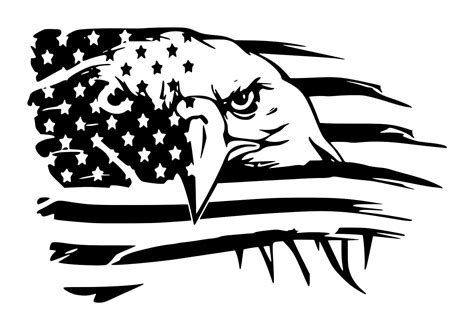 Eagle Flag Decal | Flag decal, American flag, Family tattoo designs