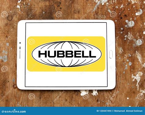 Hubbell Incorporated logo editorial stock image. Image of lightings - 120447494