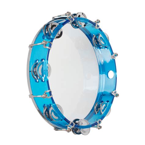 10 Inch Hand Held Tambourine Double Row Tambourine Drum Set Percussion Instrument Musical ...