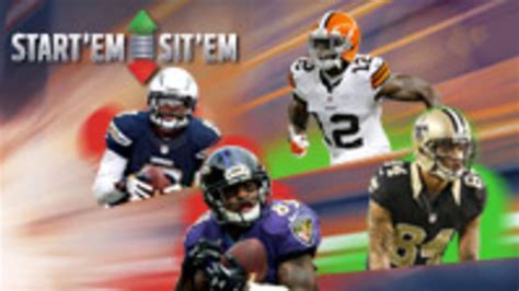 Start 'Em, Sit 'Em Week 14: Wide receivers