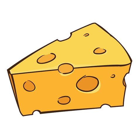 Premium Vector | Cheese cartoon