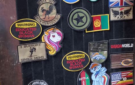 Patches left behind by NATO forces in Afghanistan for sale at the Iran Embassy Market : r ...