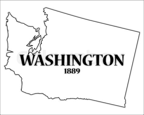 Washington State Outline Vector at GetDrawings | Free download