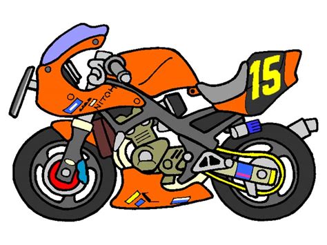 How To Draw A Cartoon Motorcycle - Cliparts.co