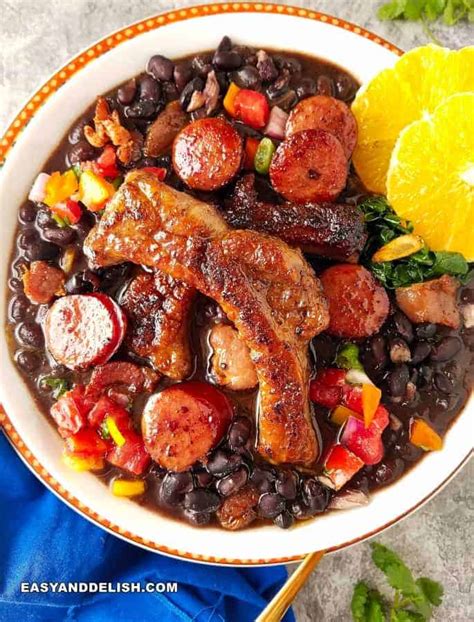 Feijoada Recipe (Brazilian Black Bean Stew) - Easy and Delish