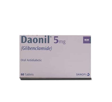 Daonil 5mg Tablet 30 'S - Uses, Formula, Side Effects