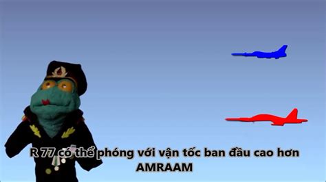 AIM-120D AMRAAM vs R-77-1 Adder vietsub - YouTube