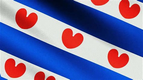 Flag of the Dutch province of Friesland // Vlag van de provincie Friesland, Fryslân // Fryske ...