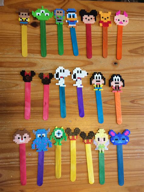 Perler Bead Disney Bookmarks … | Pinteres…