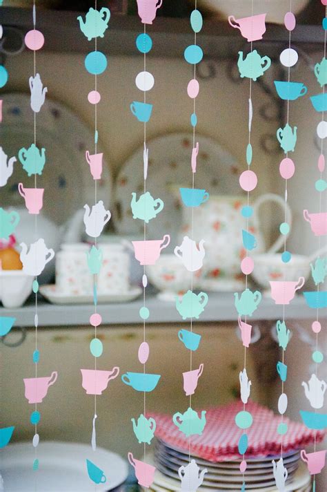 Tea party decorations Alice in wonderland decorations Tea | Etsy