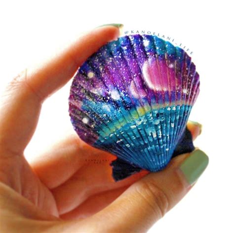 20 Painted Sea Shell Designs | Seashell painting, Seashell art, Shell art