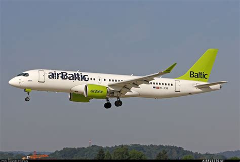 Air Baltic Airbus A220 YL-CSE (photo 6157) | Airfleets aviation