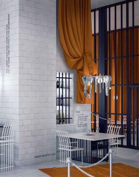 Dine in PRISON | Restaurant design, Bar interior design, Boutique interior