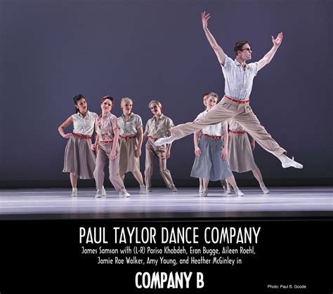 PAUL TAYLOR DANCE COMPANY | News | Canada's Royal Winnipeg Ballet