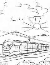 Zug Tren Boyama Lokomotywa Treno Malvorlage Kolorowanka Vecteur  sketch template
