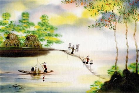 Vietnamese Silk Painting | Vietnamese arts | Vietnam tourism