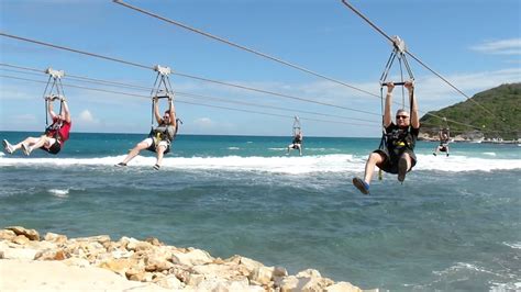 Labadee, Haiti - Longest Zip-line over water, in the world! - YouTube