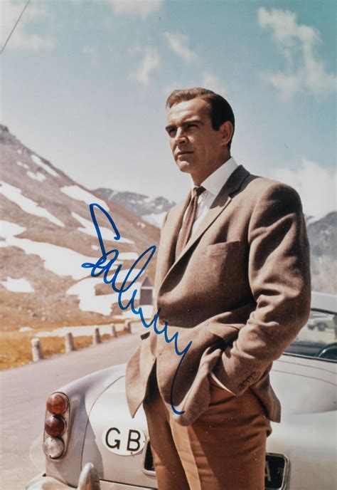 Bonhams Cars : A signed photograph of Sean Connery as James Bond with ...