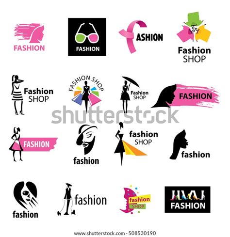 Biggest Collection Vector Logos Fashion Stock Vector (Royalty Free ...