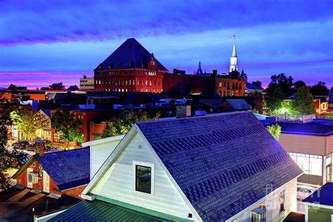 Downtown Burlington Vermont Skyline Photograph by Denis Tangney Jr - Fine Art America